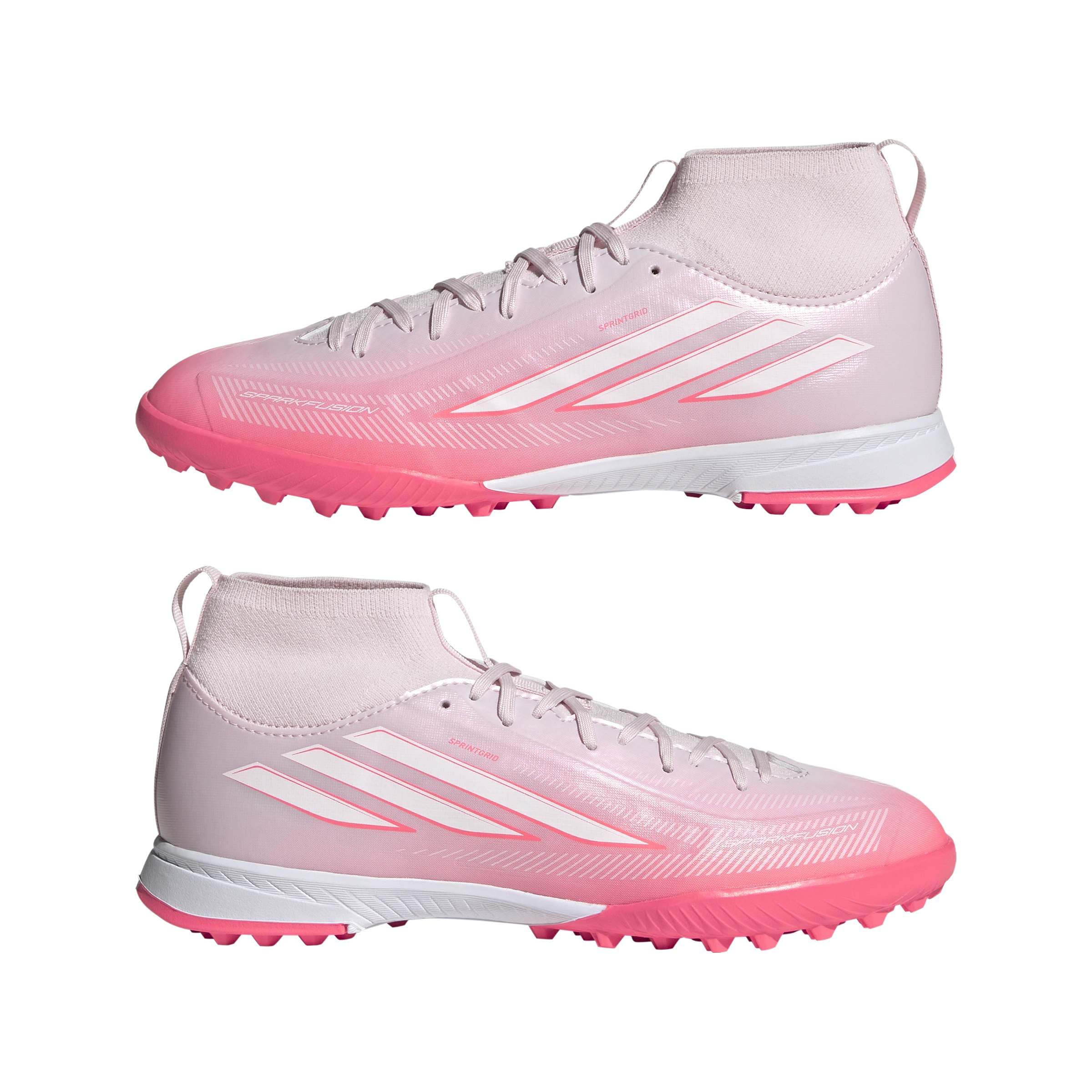 adidas F50 Sparkfusion League Mid Cut Turf Football Kids ZapatosUnisex niños