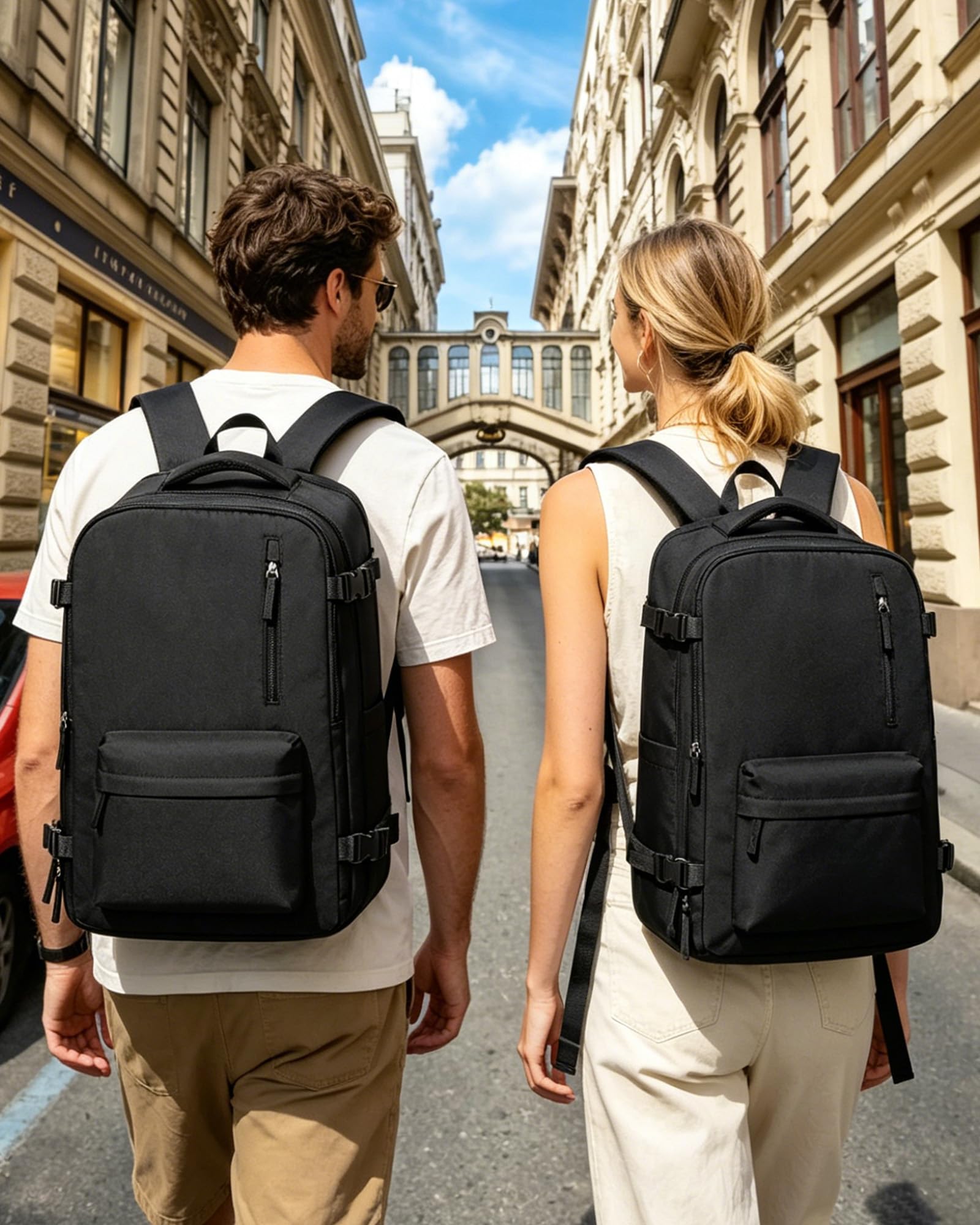 SZSYCN Zaino Sottovuoto Viaggio con Pompa Bagaglio a Mano Ryanair 40x30x20 Zaino Aereo 40x20x25 Ryanair Sottovuoto Borsa da Viaggio 40x30x20 Aereo Bagaglio a Mano Borsa da Lavoro per Laptop