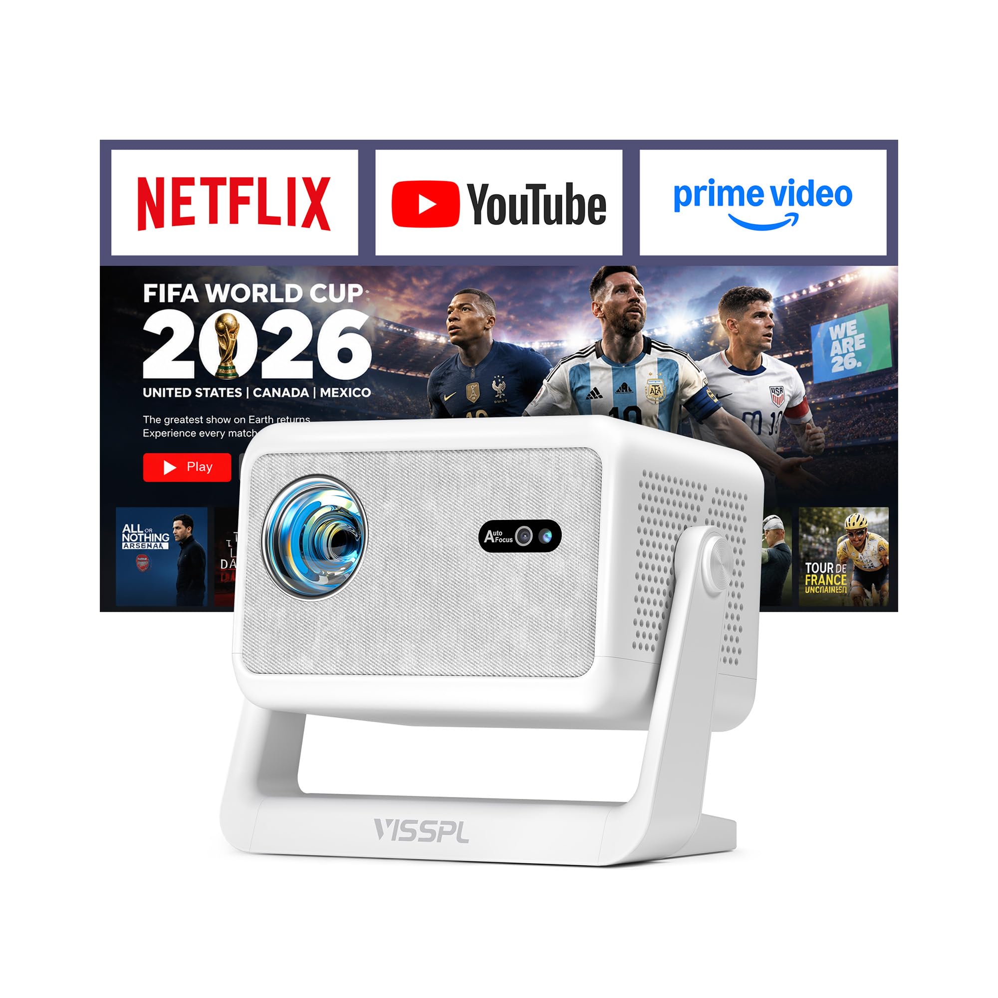 VISSPL 4K Smart Projector