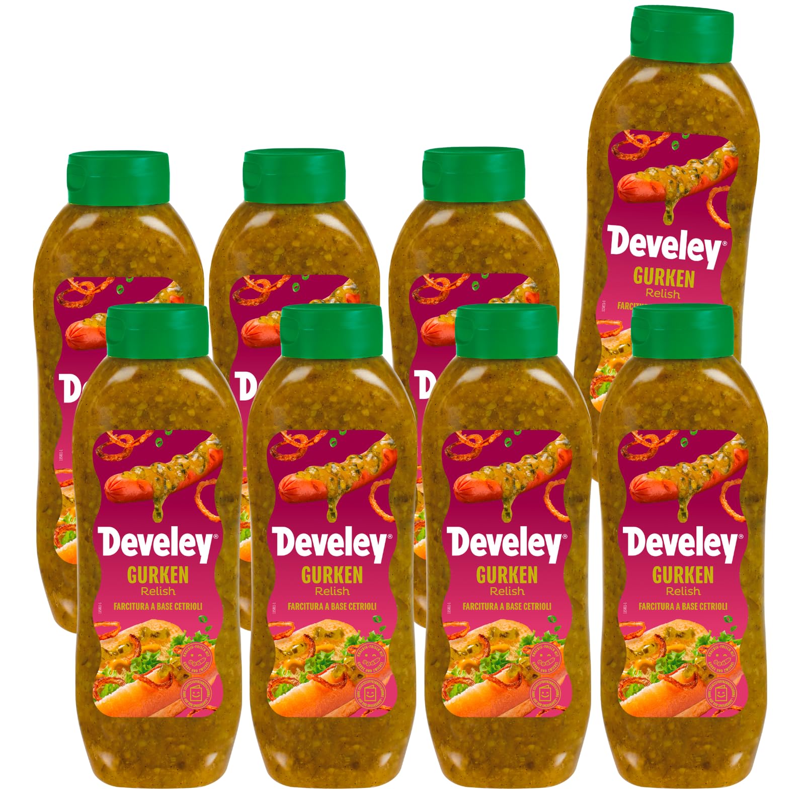 Develey Gurken Relish 8er Pack 8 x 875ml