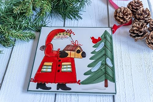 Miniatura 3 de Vietri Old St. Nick Holiday Collection - Juego de vajilla italiana (remache)