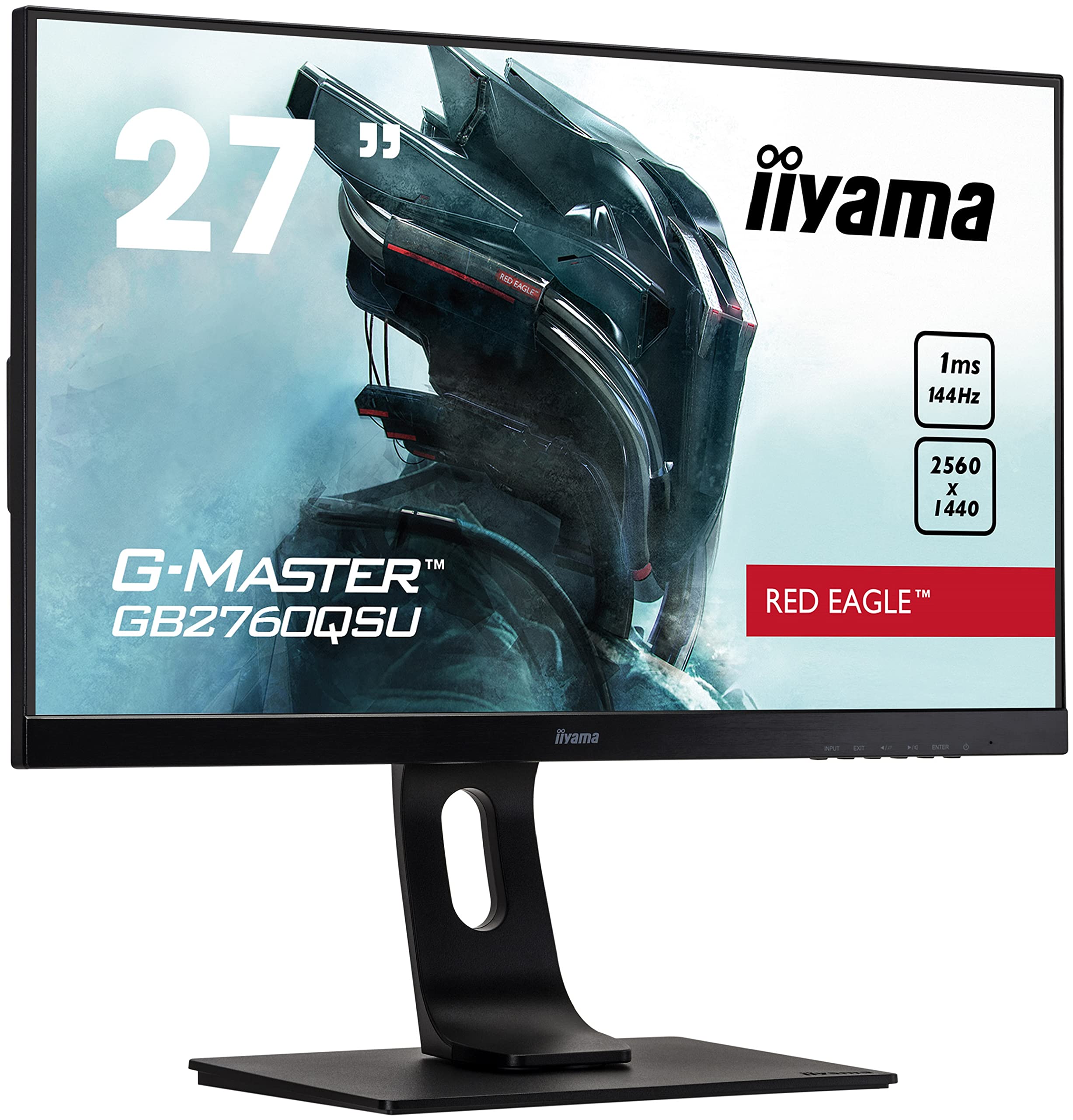 iiyama G-Master GB2760QSU-B1 27 Inch TN LCD, 144Hz, 1ms, FreeSync iiyama G-Master GB2760QSU-B1 27 Inch TN LCD, 144Hz, 1ms, FreeSync