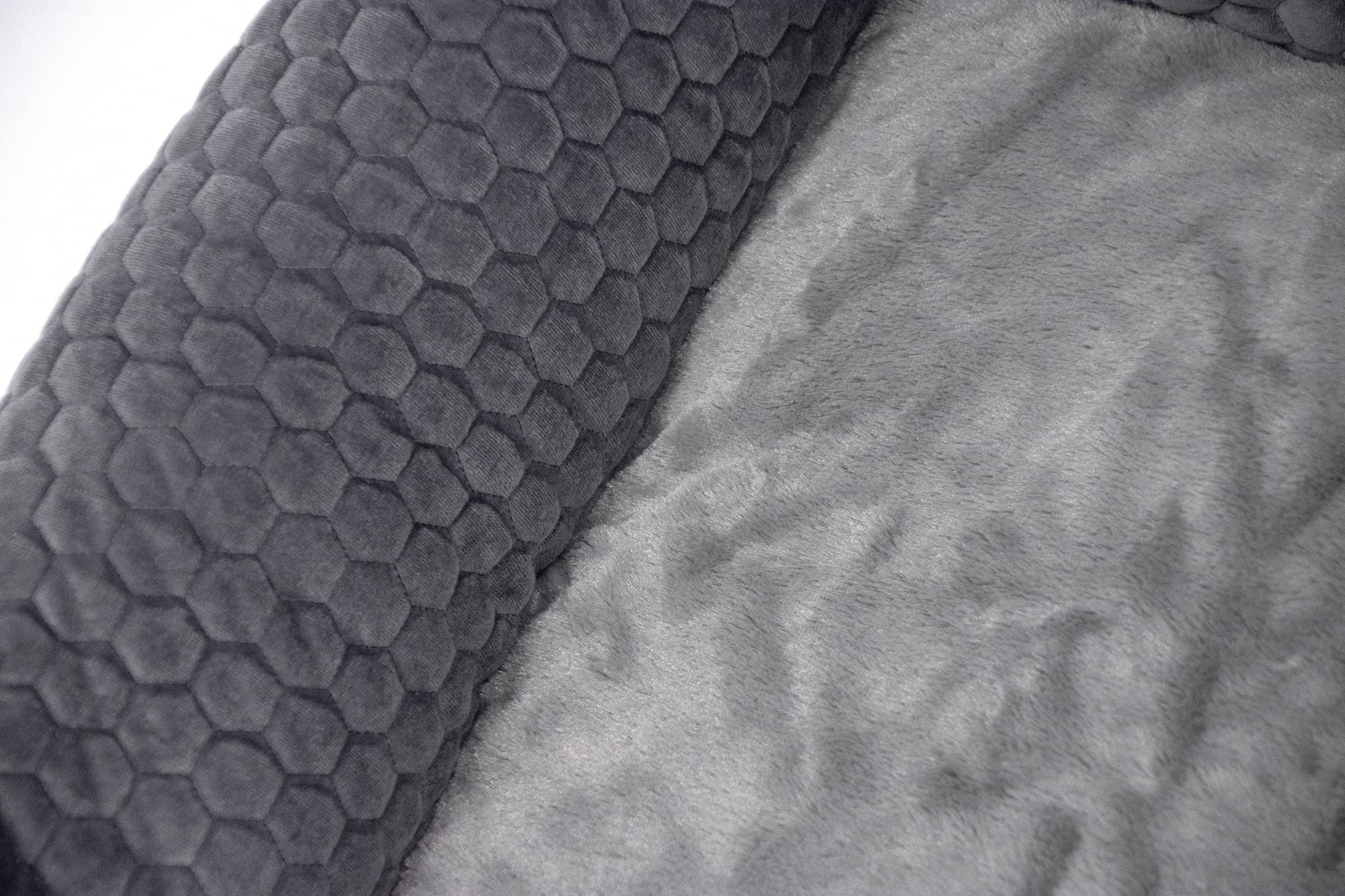 Karlie Liegebett Velvet, Hundebetten, Polyester, Dunkelgrau, 65x60x20 cm