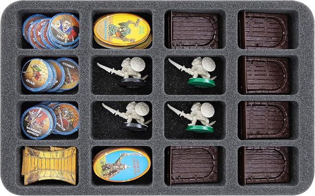 Foto 7 de 8 de Feldherr Juego de Espuma bandejas para fichas para Advanced HeroQuest (Caja básica)