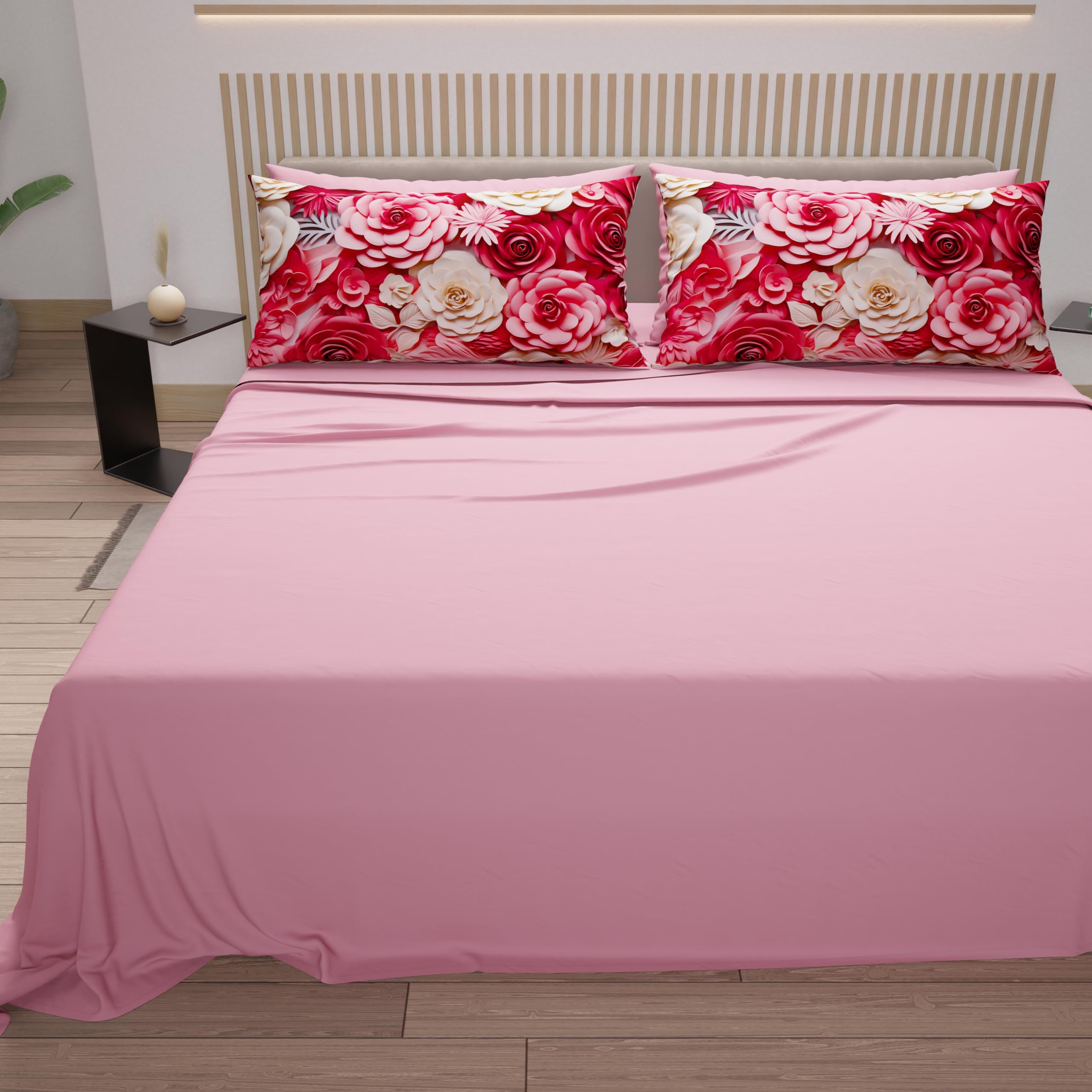 PETTI Artigiani Italiani - Cotton Sheets with Pillowcases in Digital Print, Pizza and Half Sheet, Origami, 100% Made in Italy - Image 4