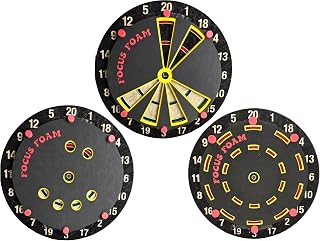 Dart Trainer | Magnetic | Steel Tip | Set of 3 | Black Red Yellow