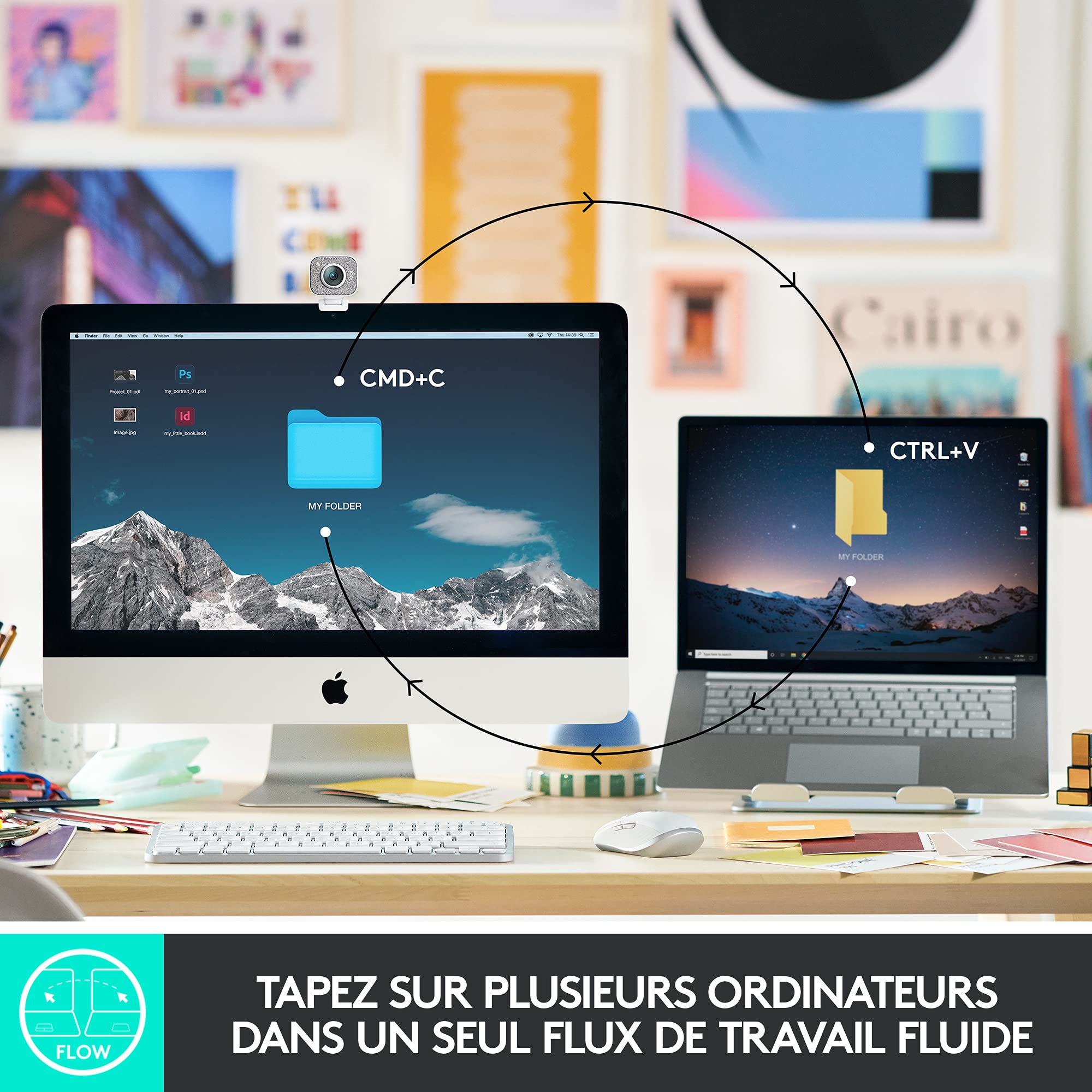 Logitech MX Keys mini tastiera wireless - FRA AZERTY