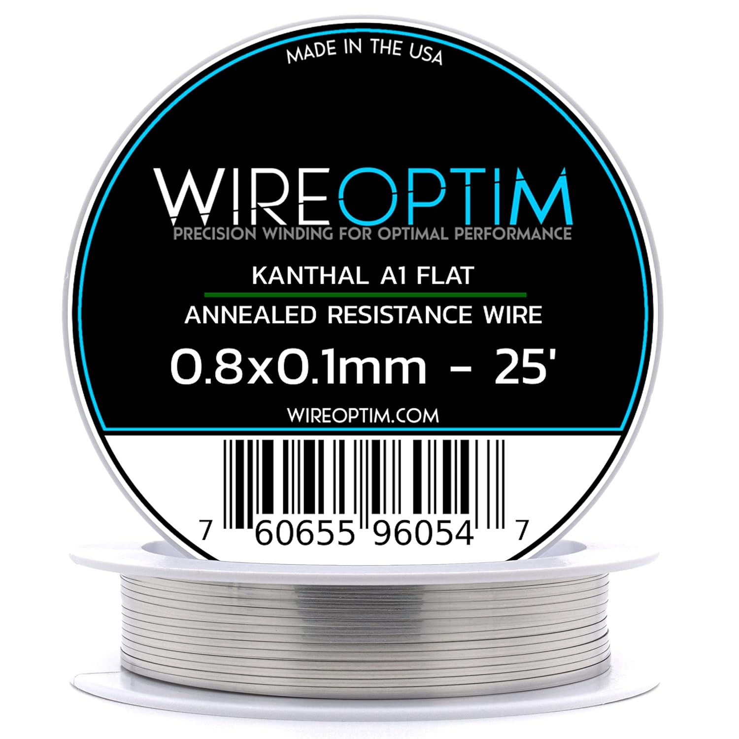 Buy WIREOPTIM Kanthal A1 Resistance Wire 0.8mm x 0.1mm 25 Feet Online