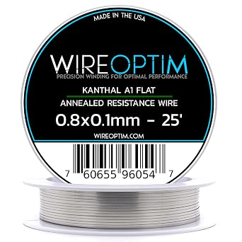 0.8mm x 0.1mm - Kanthal A1 Resistance Wire 25 Feet