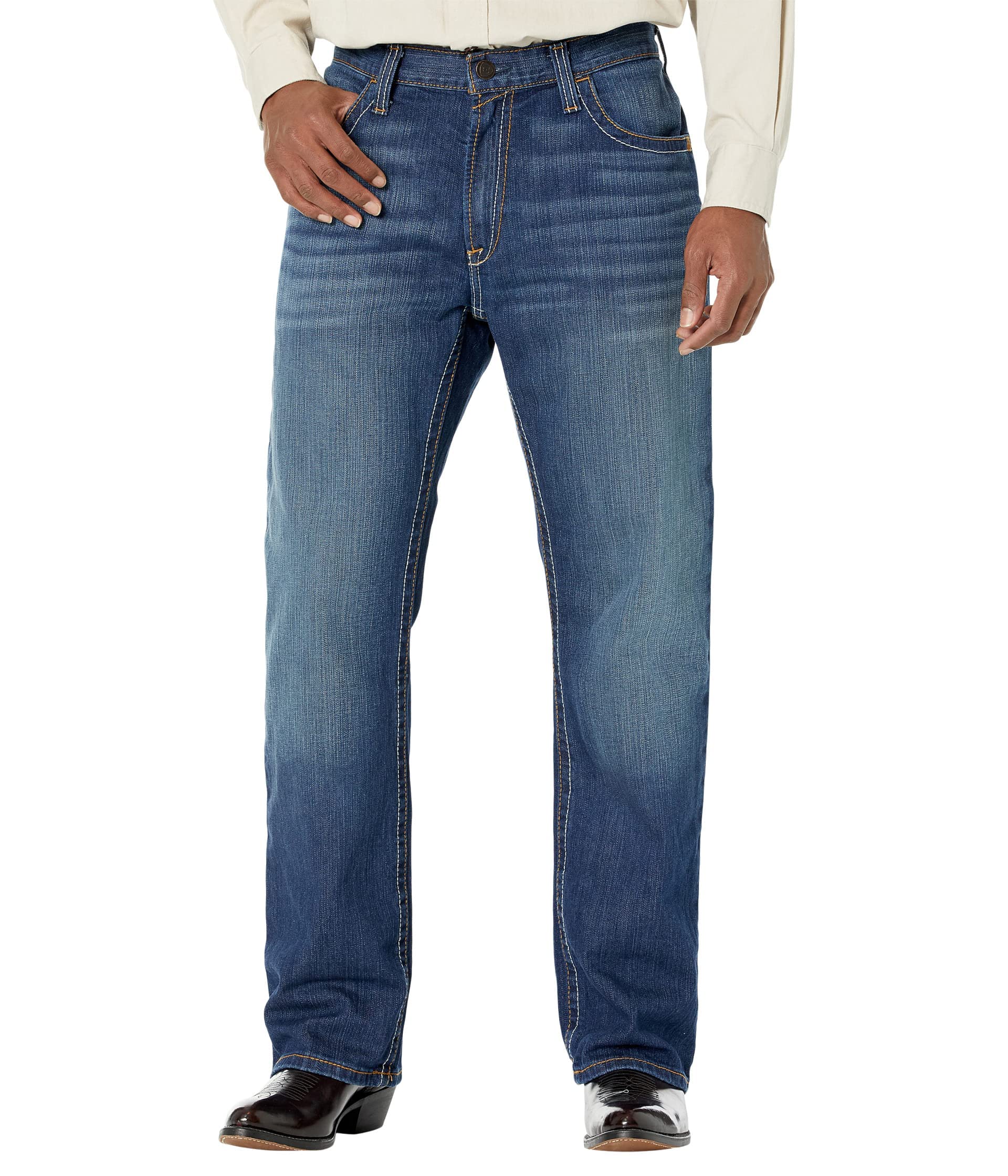 ARIAT Men's Flame Resistant M4 Relaxed DuraStretch DuraLight Remming Boot Cut Jean