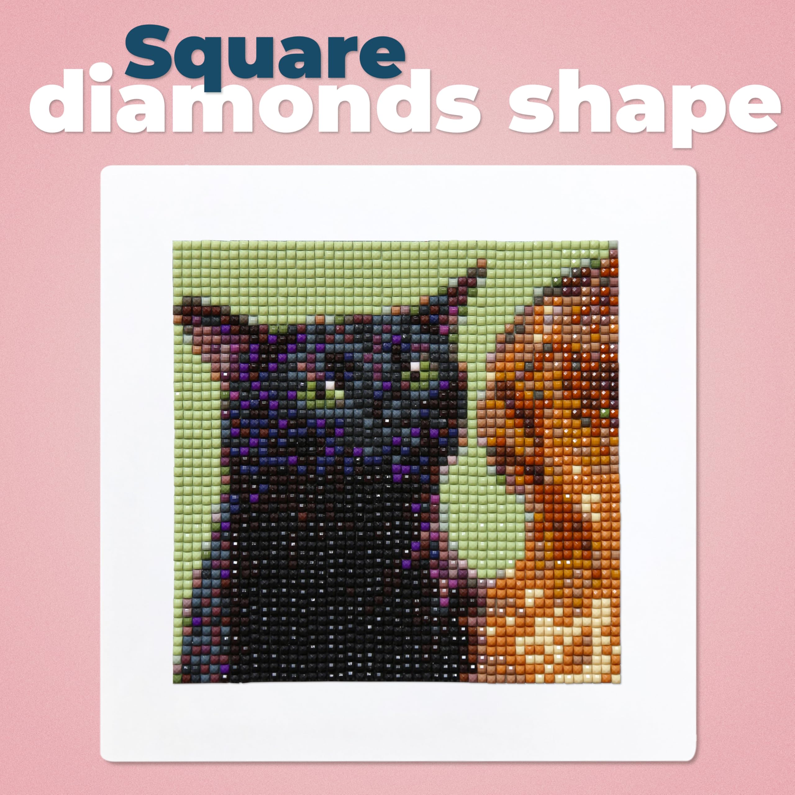 Funny Meme Cat Diamond Art Kits - Beginner Friendly -7