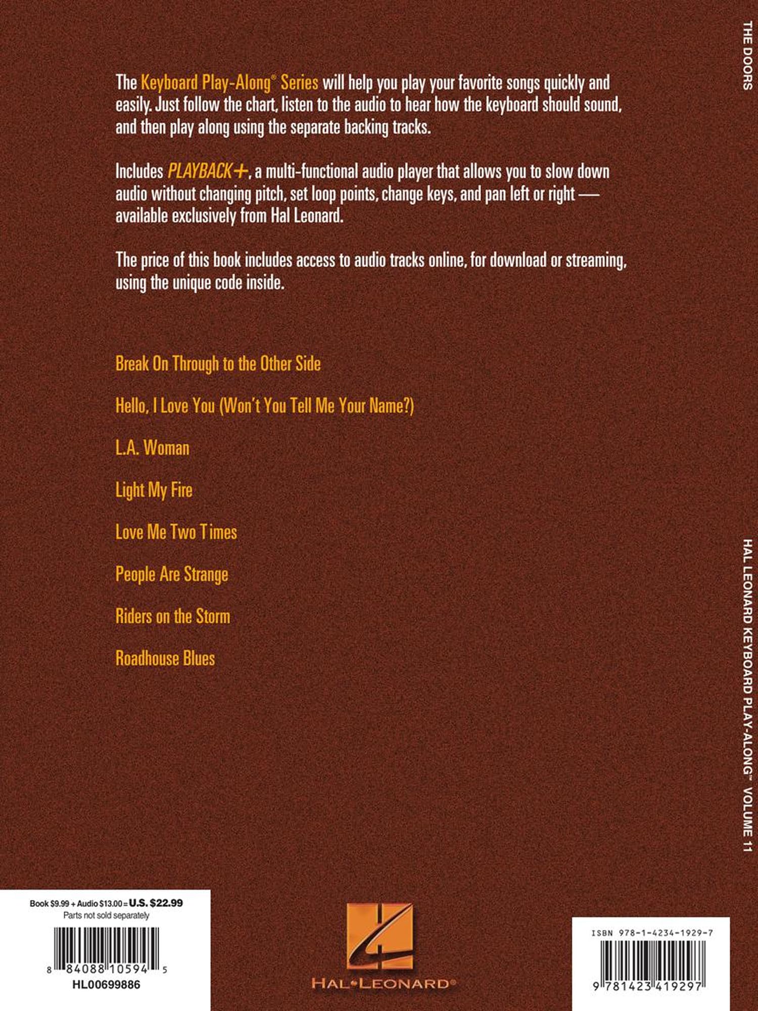 The Doors: Keyboard Play-Along Volume 11 (Hal Leonard Keyboard Play-along)