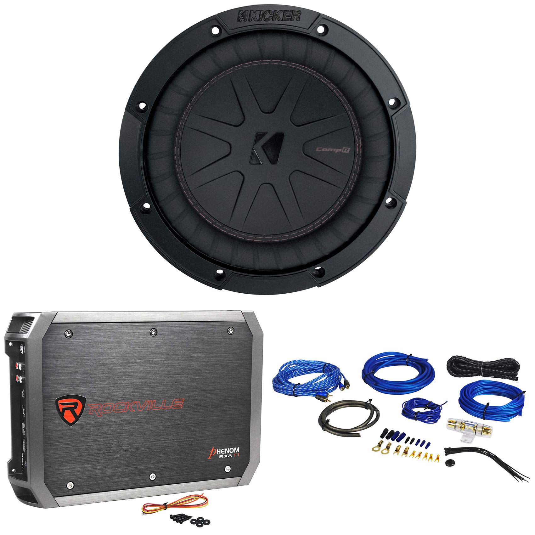 Audiosavings Bundle: Kicker 48CWR82 CompR 600 Watt 8
