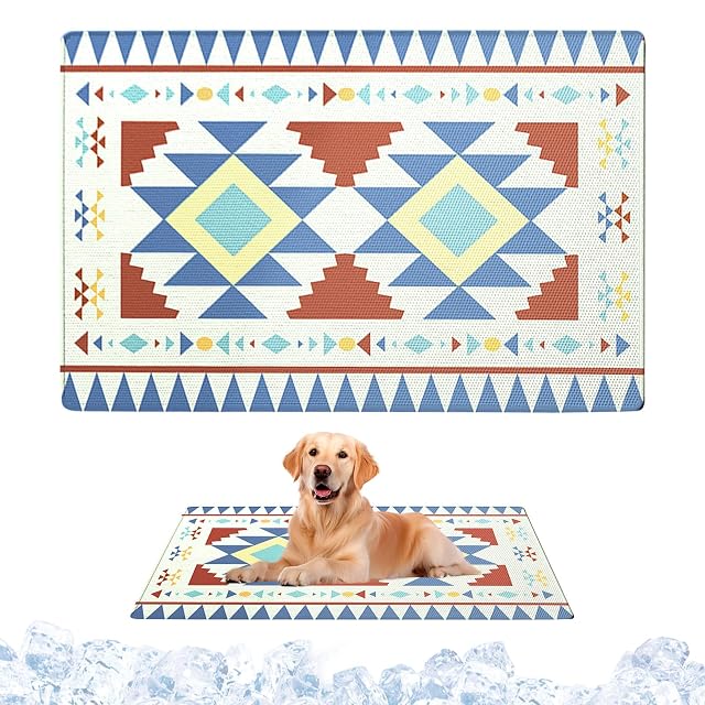 SUNOYA Alfombrilla Refrigerante para Perros: 1 Pieza Alfombra Refrigerante de Verano, Lavable, para Interior