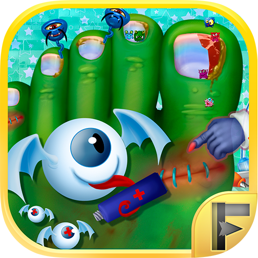 Little Monster Toe Nail Doctor Surgery Hospital - Free Fun Games
