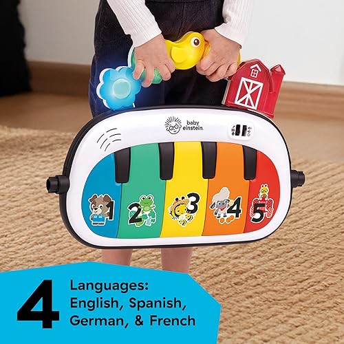 Miniatura 8 de Baby Einstein Farm Explorers 4 en 1 Kickin' Tunes Musical Meadow Music & Language Discovery Gym, a partir de 0 meses Farm Explorers Prado