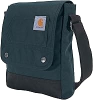 Carhartt Crossbody Snap Bag - Durable 600D Polyester, Adjustable Strap, 15" Laptop Sleeve, Water Repellent Sling Bag