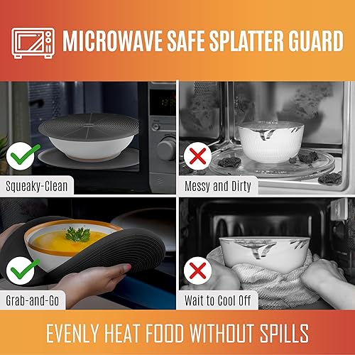 Miniatura 3 de Alfombrilla de silicona multiusos para microondas, cubierta de microondas para alimentos, salvamanteles, tapete de silicona, almohadillas calientes,