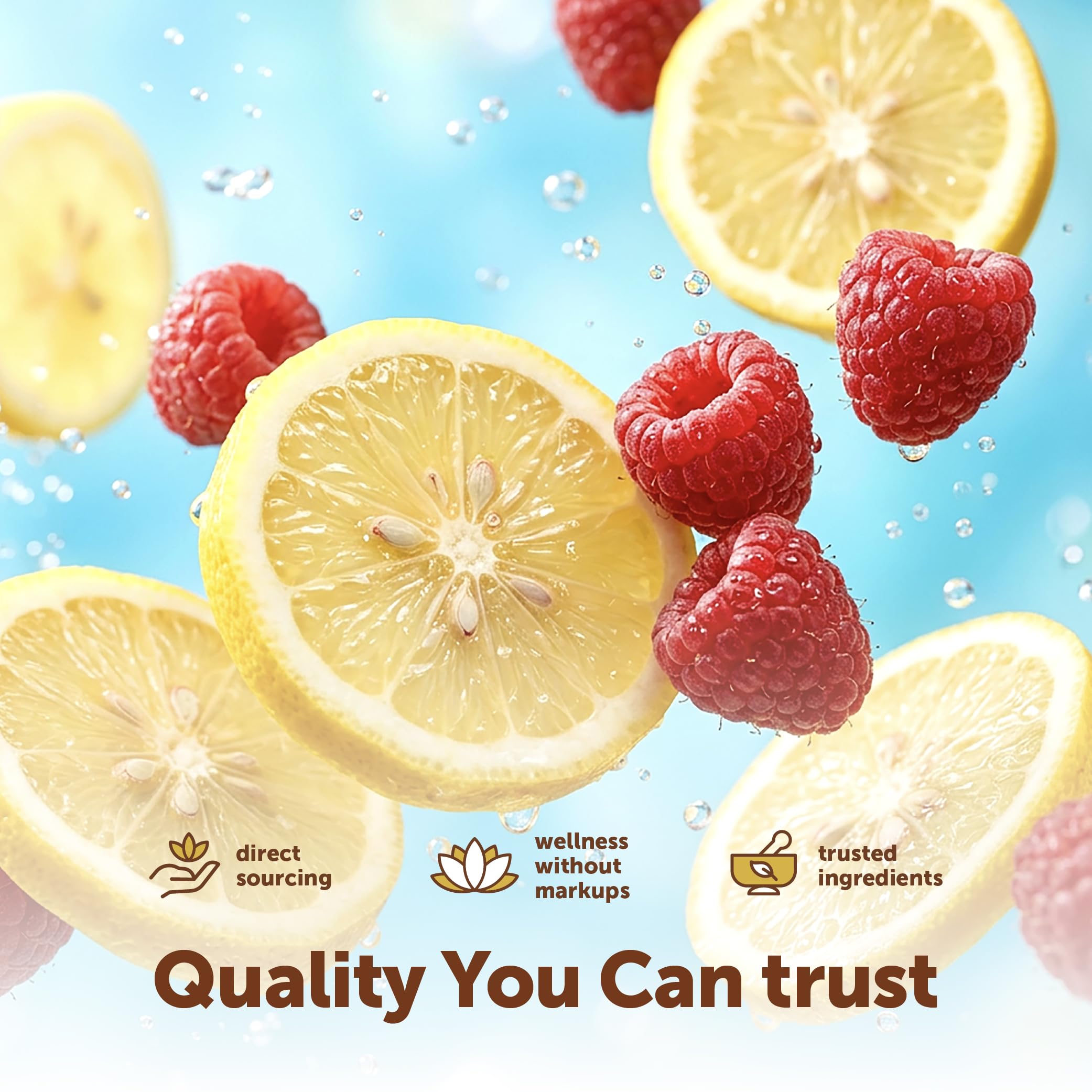 Electrolytes Powder, Sugar-Free Lemon Raspberry, 1lb (69 Servings) — Amazon image 6
