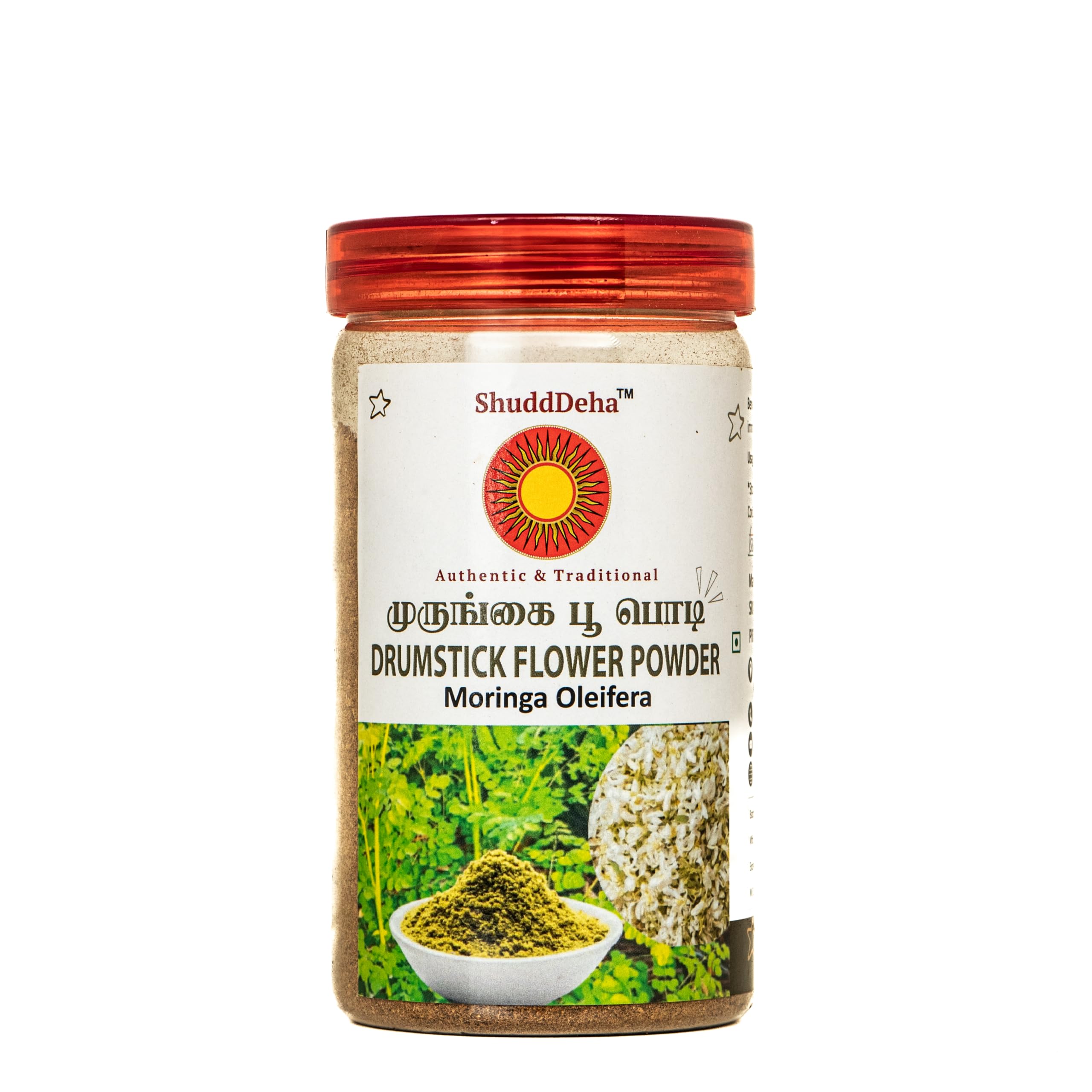 Murungai Poo Powder 100g | Drumstick Flower/Moringa Oleifera/Ahijan Phool/Muringai Poo/Mochakamu/Nugge Hoo/முருங்கை பூ பொடி | Herbal Support for Wellness & Women's Health