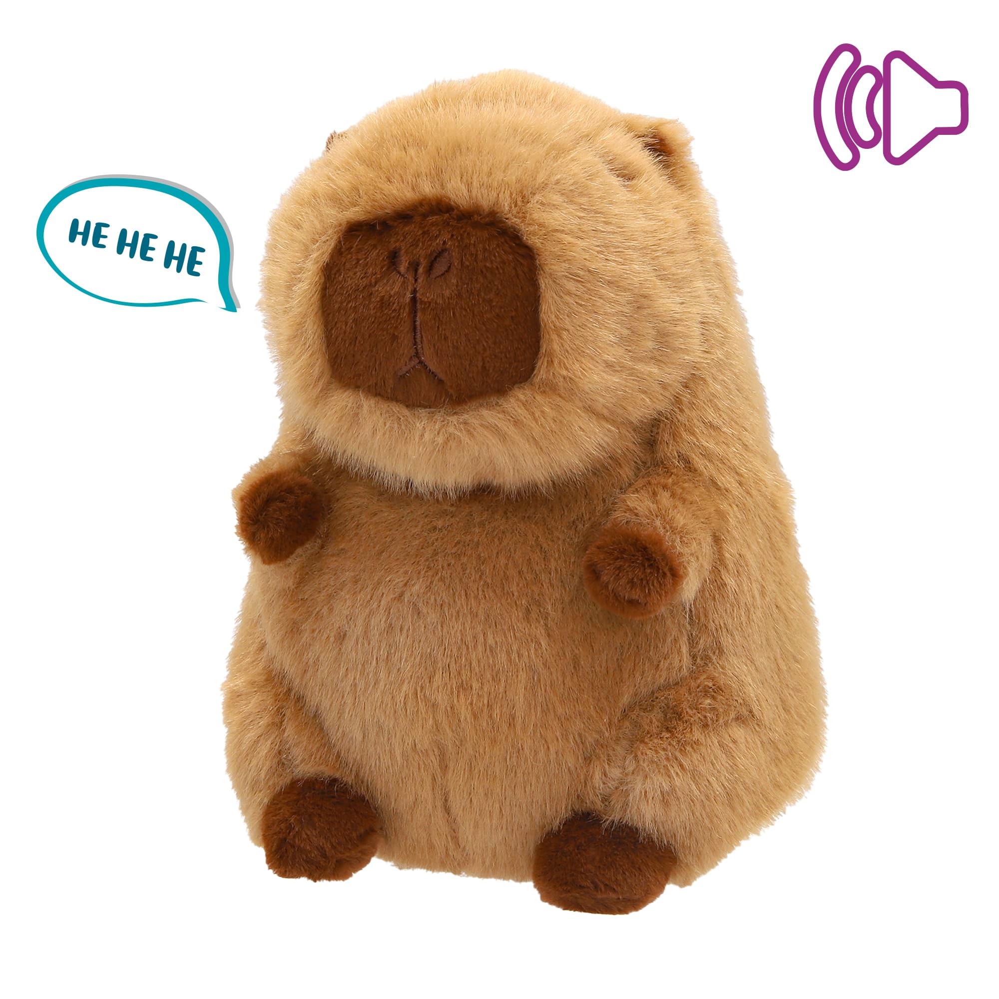 Club Petz BIM BAM CAPYBARA Peluches con Funzioni Speciali Un Capibara Che Vibra Facendolo Saltellare Mentre Emette Suoni Buffi. Dai 3 anni in su
