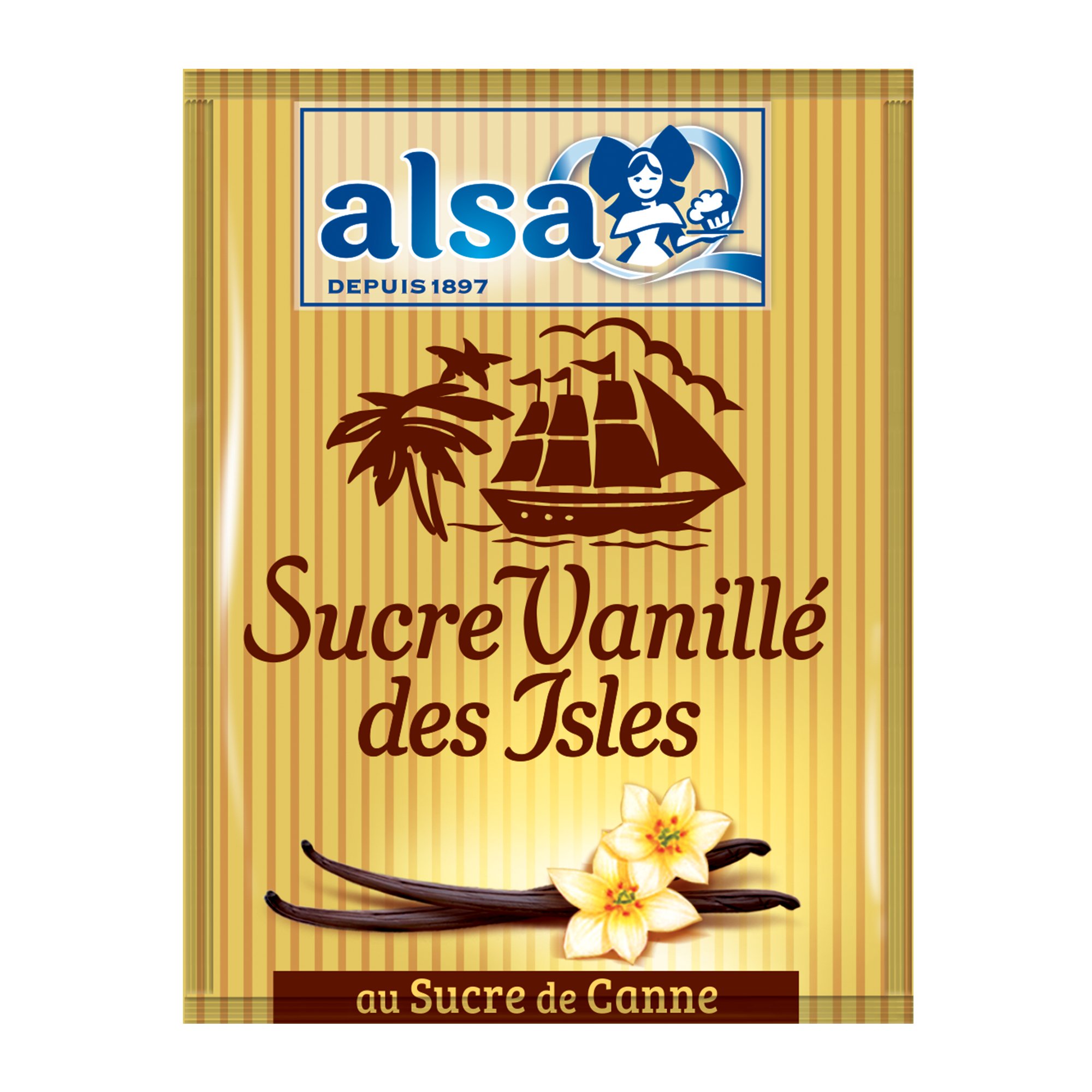 Alsa Cukier waniliowy des Isles 7 saszetek 53 g