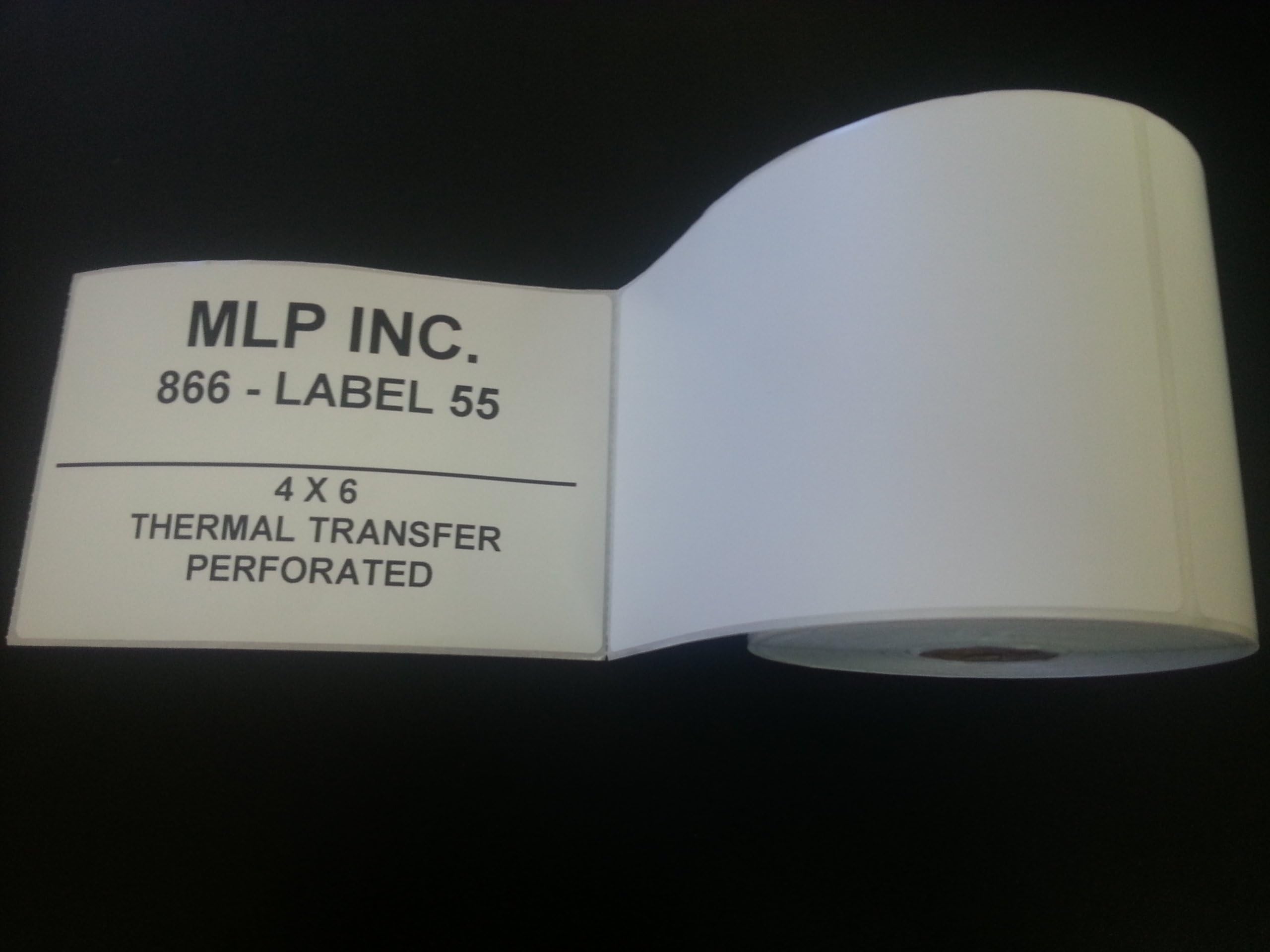 12 Rolls - Direct Thermal 4 x 6 Labels, 3000 Total, for Zebra, Eltron, and Samsung Printers