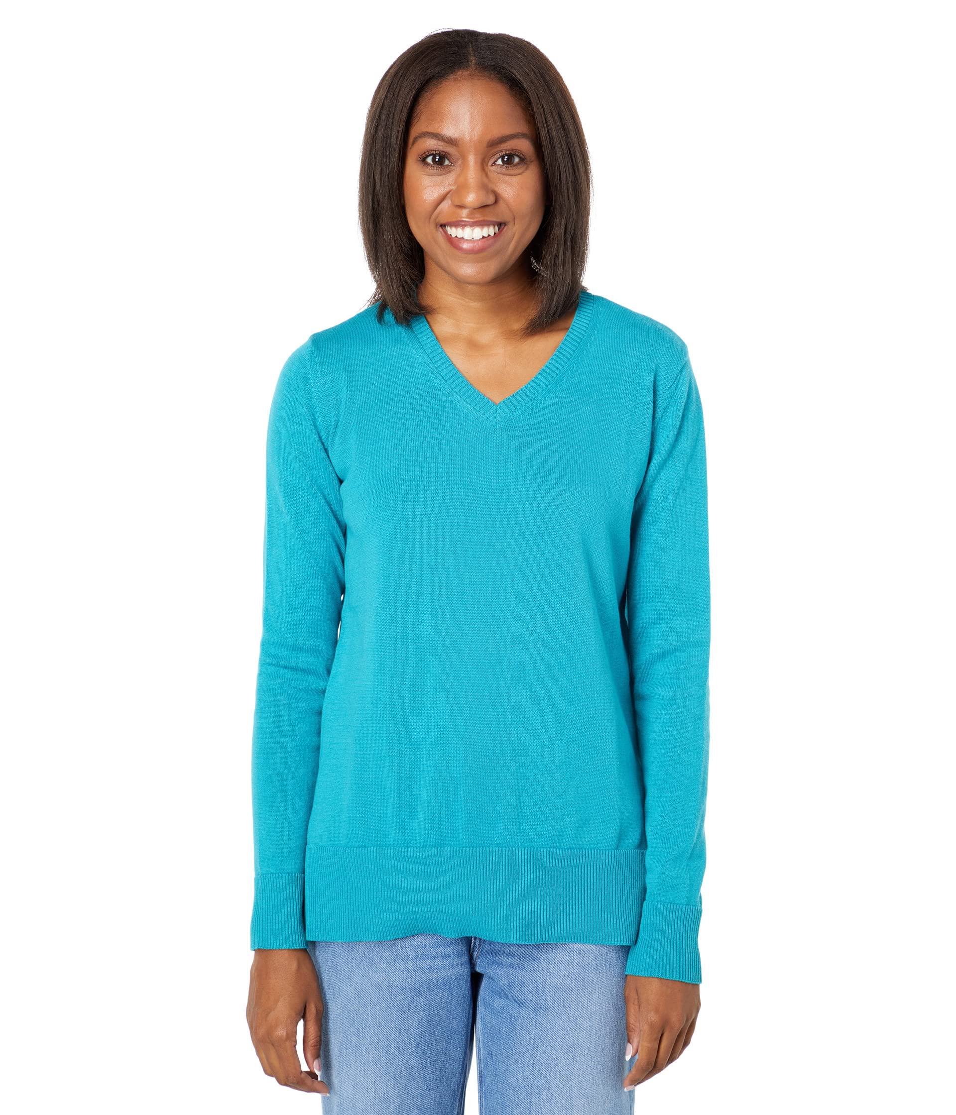 Lisette L MontrealEllie Organic Cotton V-Neck Sweater