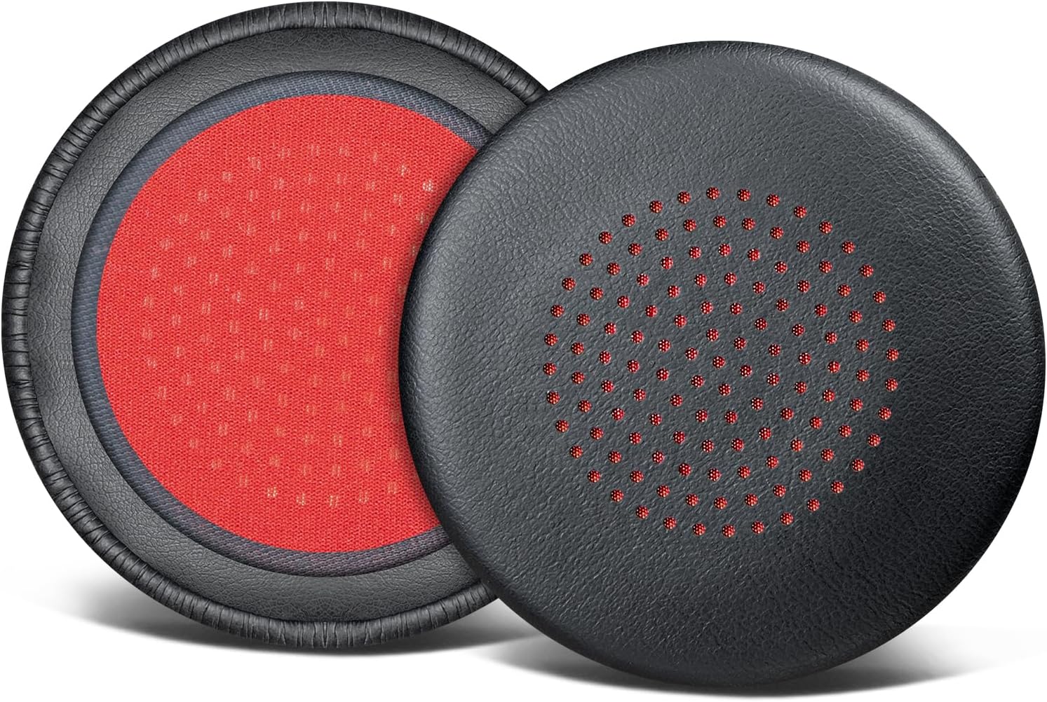 Replacement Earpads Cover for Plantronics Voyager Focus UC B825/1&2 UC, Voyager 4210/4220, Cushions Ear Pads Cover for Poly BlackWire 5200/C5200/5210/C5210/C5220/7225, Backbeat Sense-Black