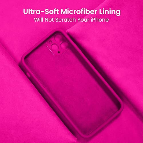 Miniatura 10 de Cordking Funda para iPhone 11 Pro Max, silicona bordes cuadrados y protección de cámara Funda mejorada para teléfono con forro de microfibra suave