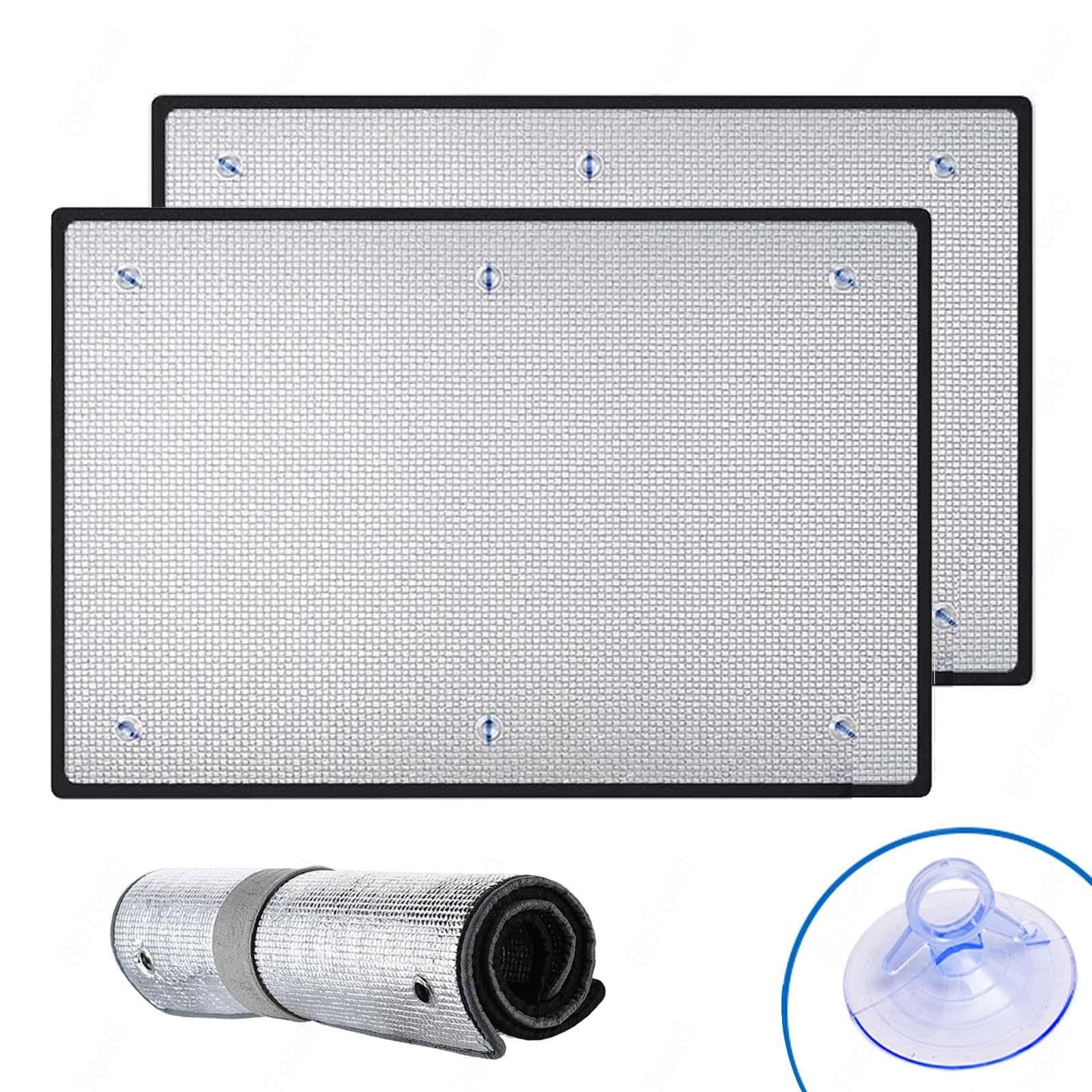 Doppio Pellicola Isolante in Alluminio,Pellicola per Finestre Riflettenti,Silver-110x220cm/43x87in