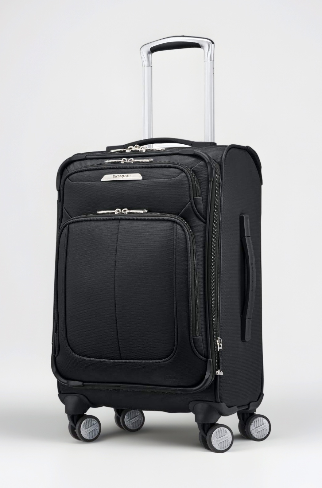 SoLyte DLX Softside Luggage, Midnight Black, Carry-On