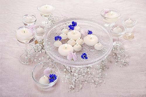 Miniatura 6 de BOLSIUS Velas flotantes color marfil de 3 pulgadas, 36 unidades sin perfume, calidad europea premium, impregna un ambiente impresionante para