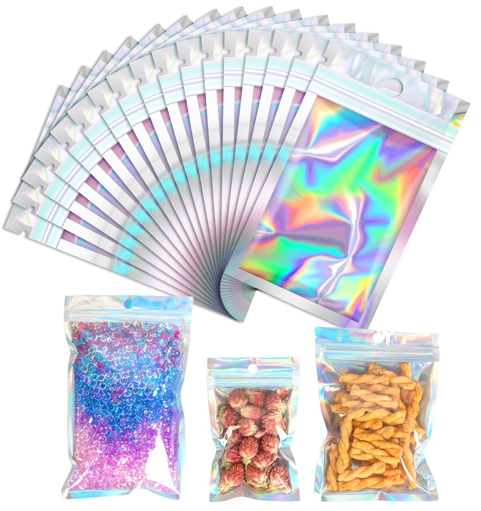 Bolsa Ziploc Rimiko 50 Piezas De Pie Con Ventana, Bolsa De