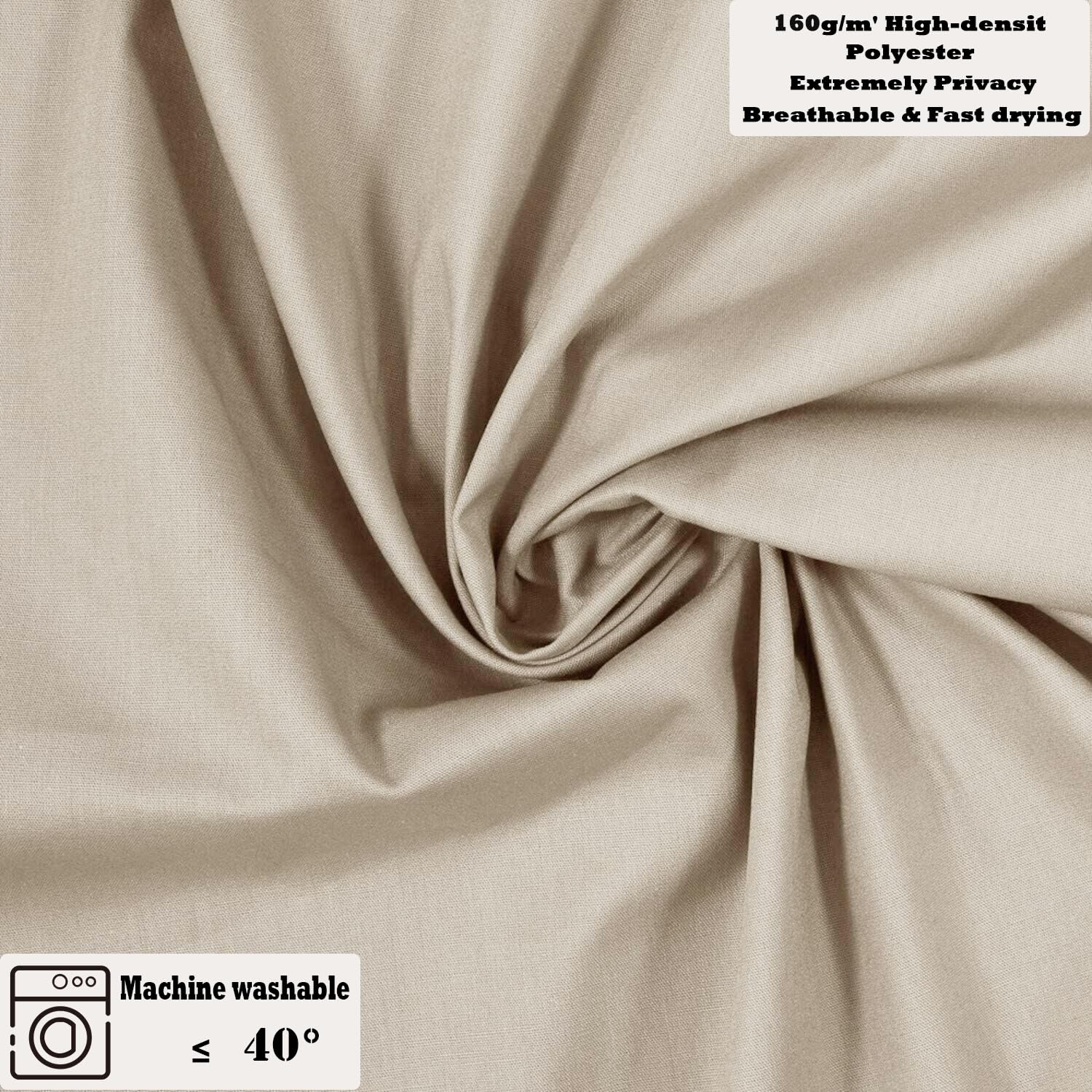 ROBAG Sichtschutz 70x450cm, Zaunblende für Balkon und Terrasse, Wetterbeständiges und Pflegeleichtes, mit Ösen Nylon Kabelbinder und Kordel Deko für Balkongeländer, Terrasse & Garten -Taupe