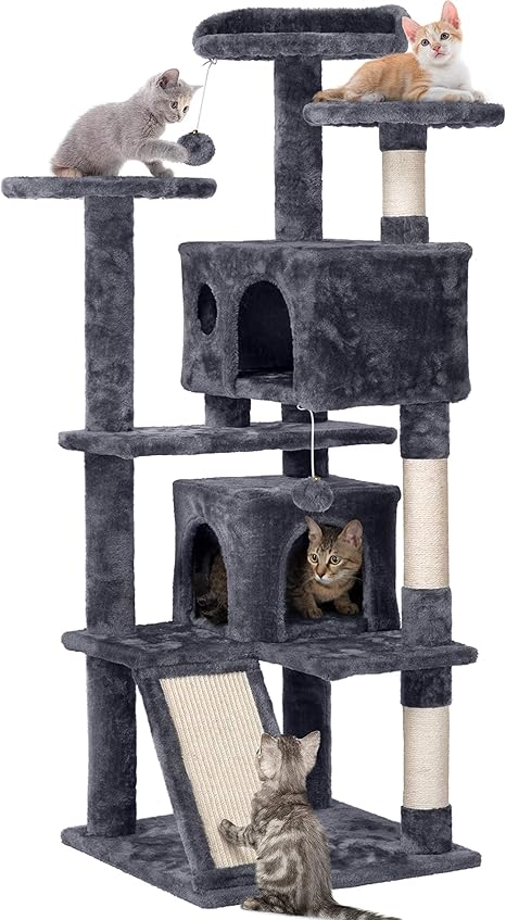 grey cat tree amazon