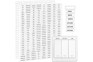 328Pcs Waterproof Vinyl Light Switch Labels