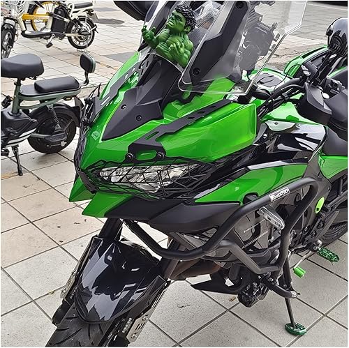 Miniatura 4 de Motobike HeadLamp Grille for Kawasaki Versys 1000 KLE1000 2021-2022 Motorcycle Headlight Protector Guard Headlamp Grille Protection Cover Replace