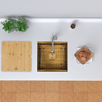 Gold Kitchen Sink Bar Mini Sink Stainless Steel Sink