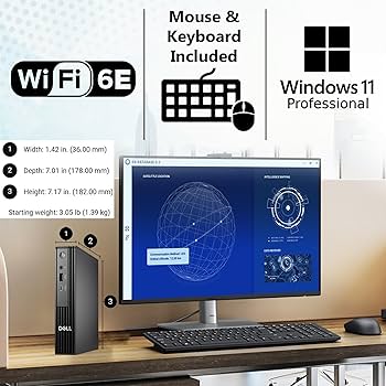 Dell Pro (QCM1250)bts008_qcm1250_jp　新品！ Amazon.com: Dell Pro Micro QCM1250 AI Business MFF Mini PC