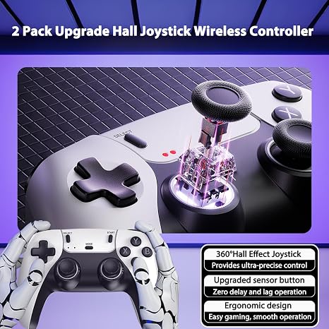 Wireless Retro Gaming Console Stick Built-in 20,000+ Games and 23 Emulators