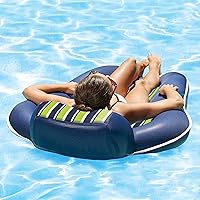 Vista 7 de Aqua LEISURE Campania Ultimate 2 en 1 Tanner & Salón reclinable con carrito