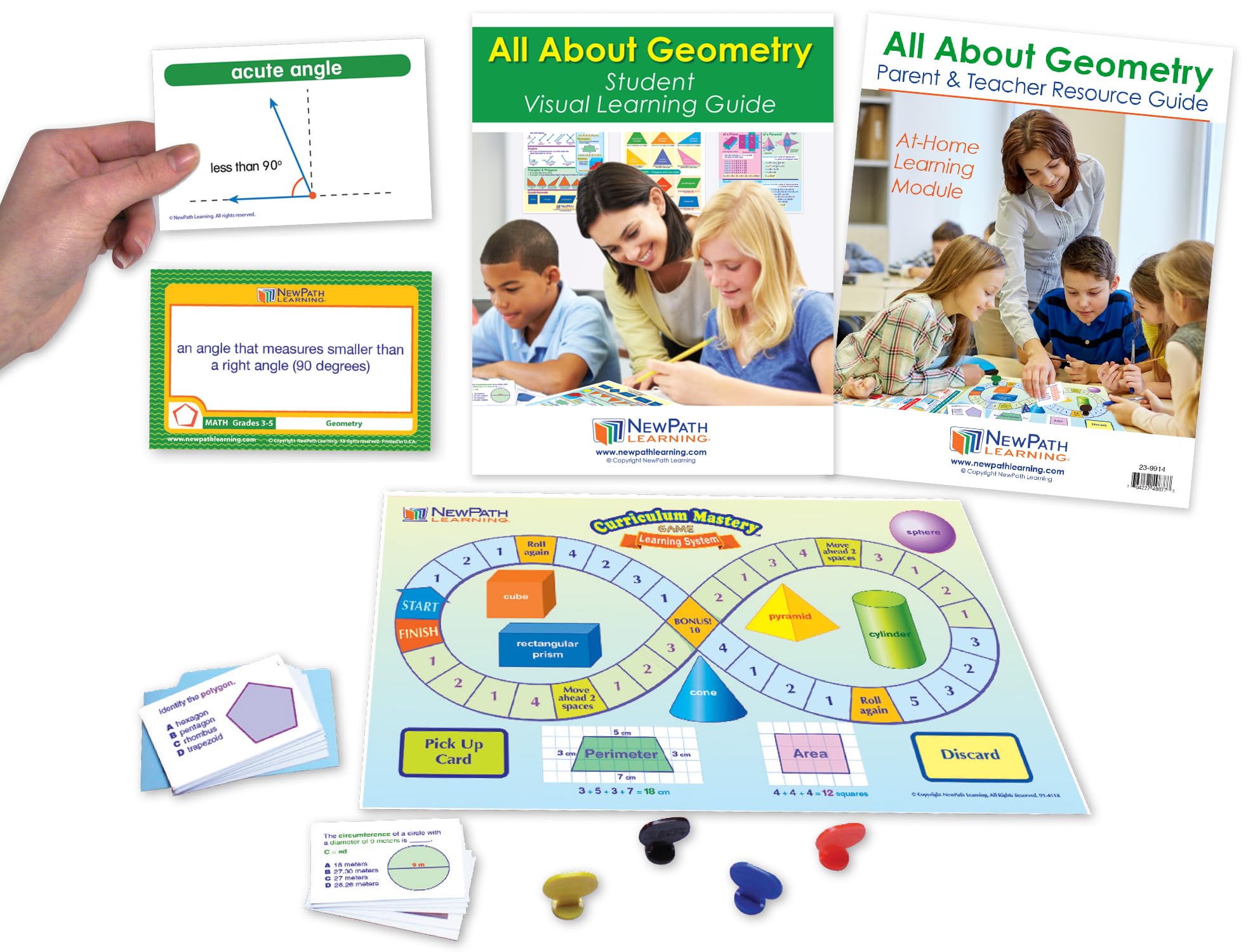 NewPath Mastering Essential Geometry Skills Kit - Grades 5-8 (23-9914)