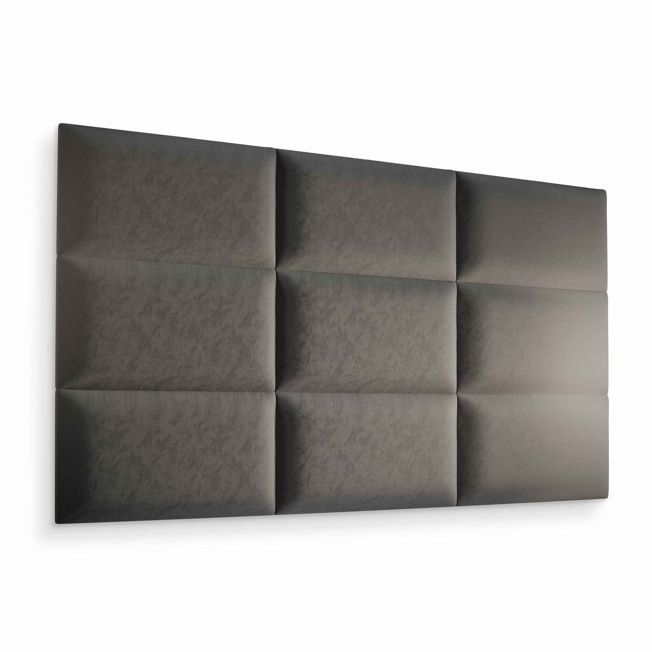 Panel De Pared Acolchado De Terciopelo - 50x50 Cm, Color Menta, Para Decorar Dormitorio O Salón