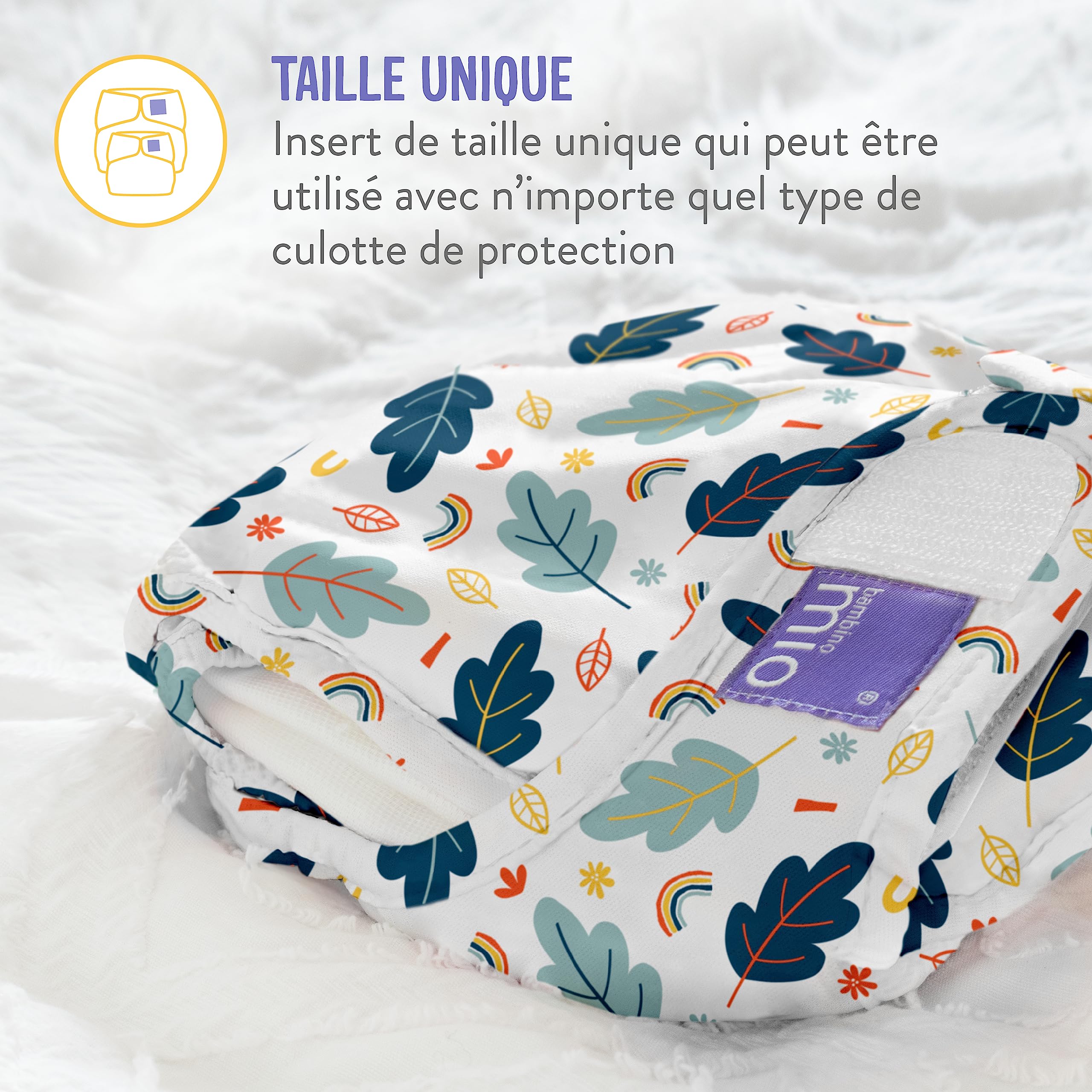 Bambino Mio Mioduo Kit de Départ Couches Lavables Blanc