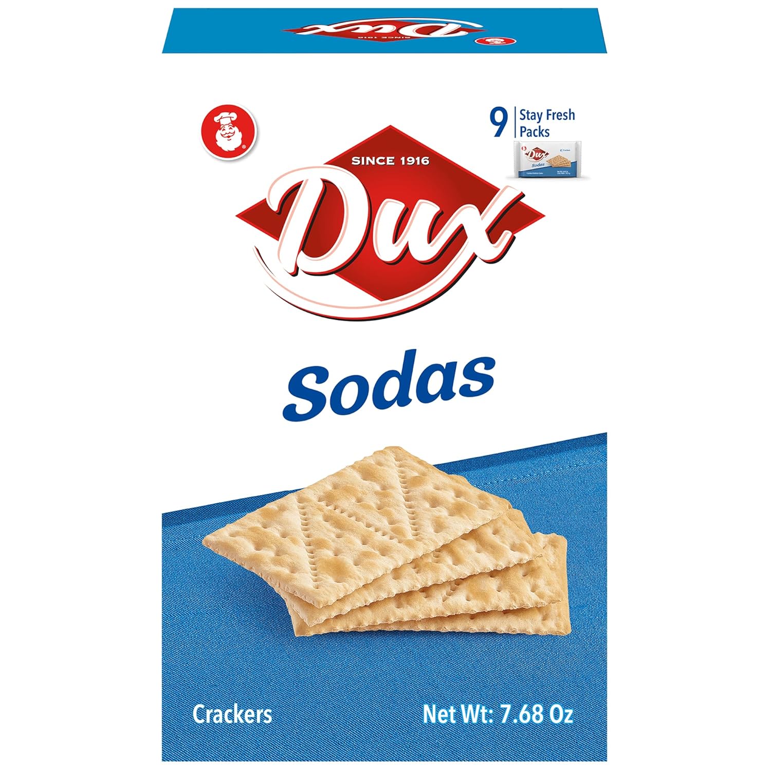 Dux Soda Crackers 7.62 oz (Pack of 18)