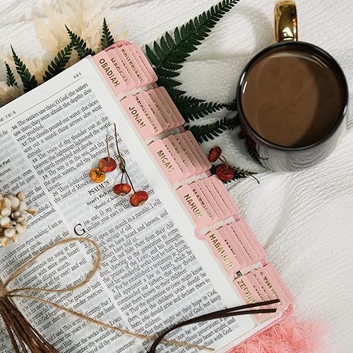 Miniatura 3 de Pestañas de cuero para la Biblia, pestañas de la Biblia para mujeres, pestañas de la Biblia para Biblia de estudio, 80 pestañas de índice de la