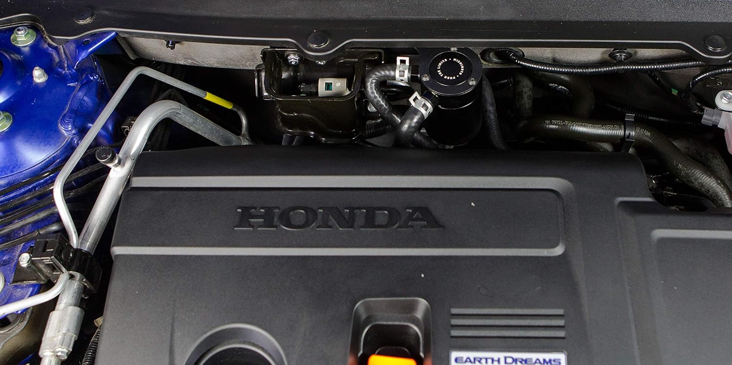 Rеvіеw Prоduсt Mishimoto MMBCC-ACRD20-18PBEBK Baffled Oil Catch Can Kit, PCV Compatible With Honda Accord 2.0T 2018 + Black