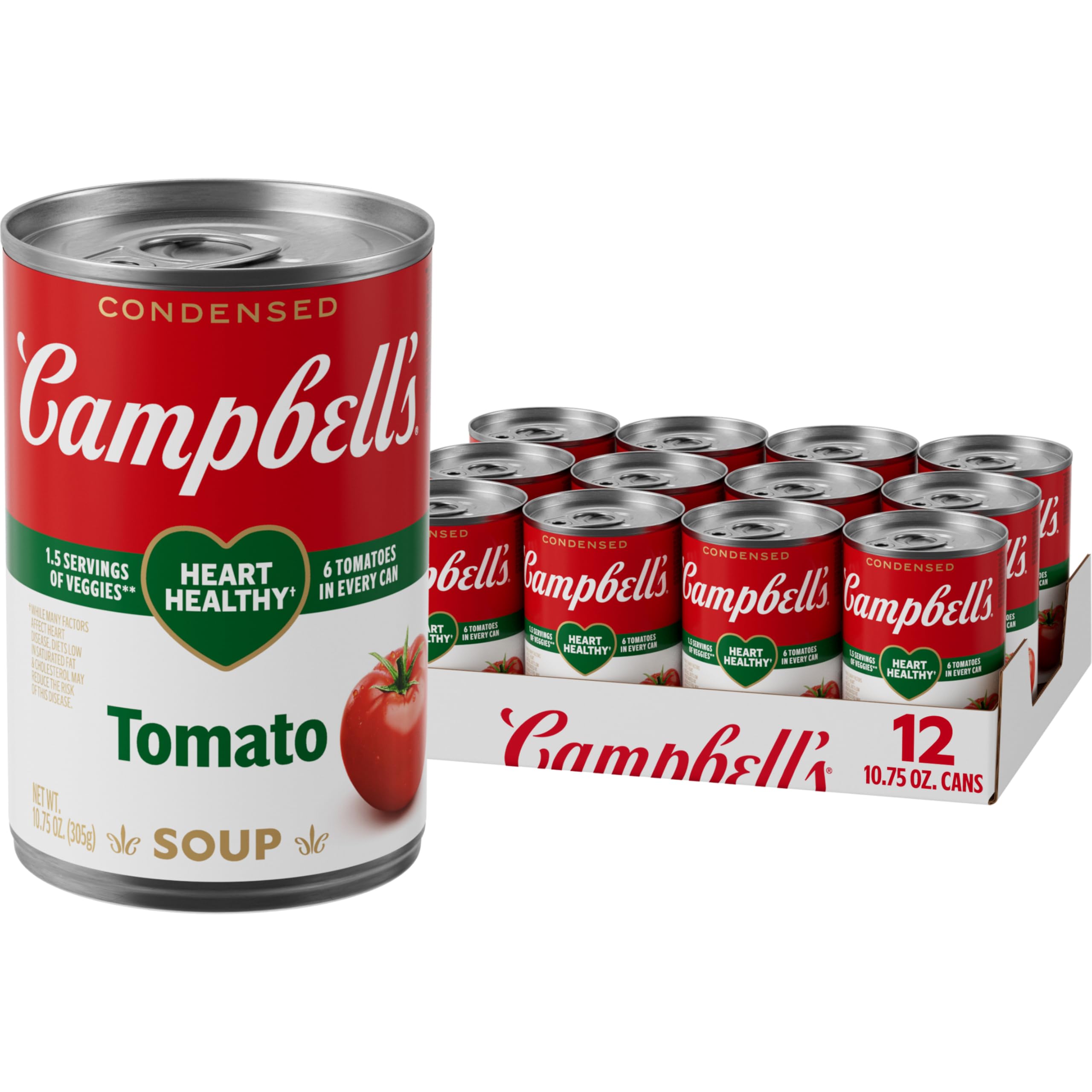 キャンベルスープ Campbell’s SOUP 2020 Tomato Amazon.com: Campbell's Condensed Heart Healthy Tomato Soup, 10.75