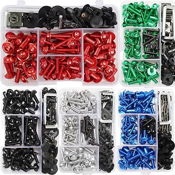 Amazon.com: Worldmotop Fairing Bolt Kit Screws Fasteners